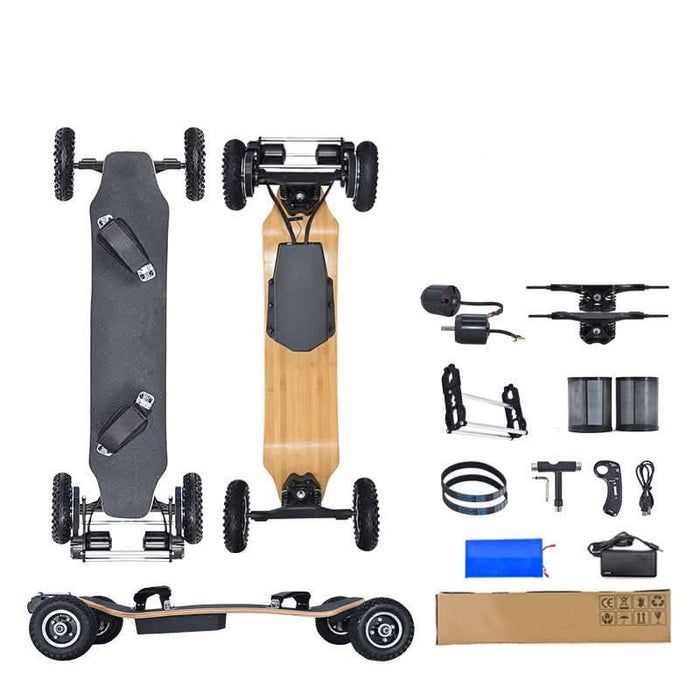 Independent Suspension Shock-Absorbing Skateboard