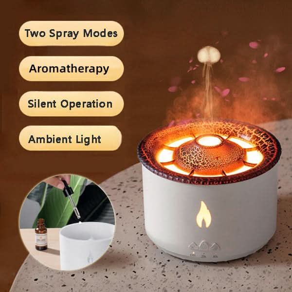 Creative Ultrasonic Volcano Essential Oil Humidifier