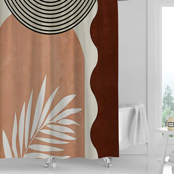 Printed Shower Curtain Waterproof Polyester Shower Curtain