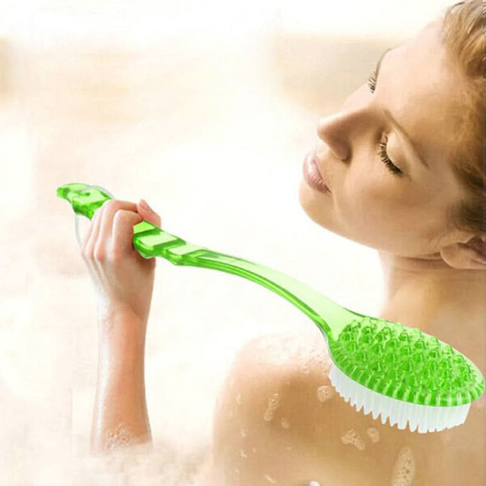 Long Handle Exfoliating Sponge Scrubber Brush