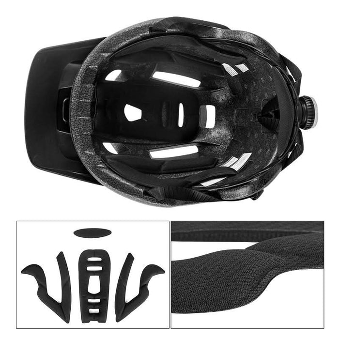 Integrated Bicycle Helmet for Mountain and Road Bikes