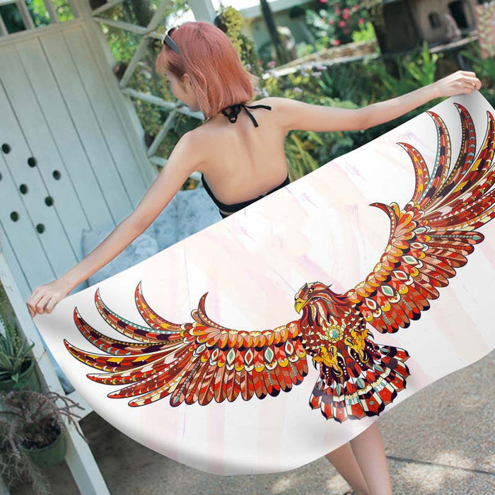 Wings Printed Towel (Beach Or Bath Towel)