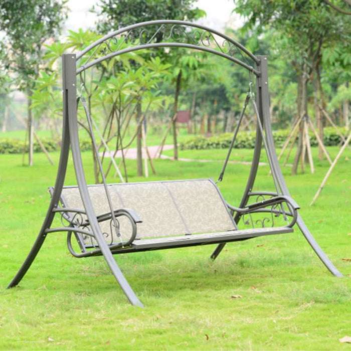 Outdoor Iron Swing Rocking Chair