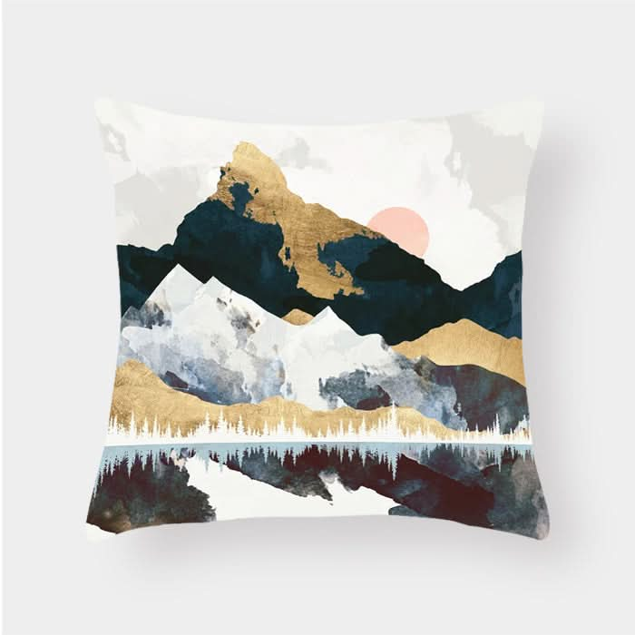 Landscape Lumbar Cushion Cover