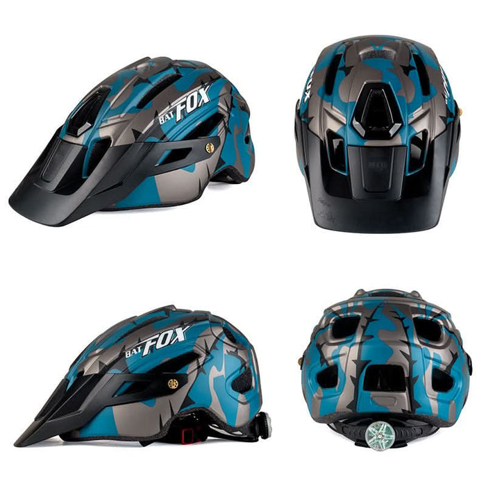 Integrated Bicycle Helmet for Mountain and Road Bikes