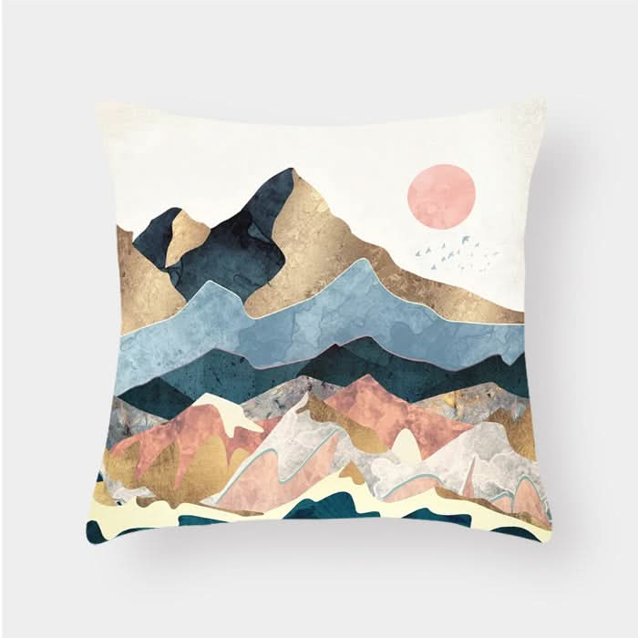 Landscape Lumbar Cushion Cover