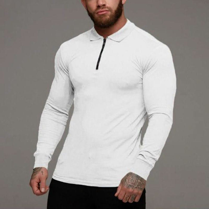 Men's Long Sleeve Polo Shirt