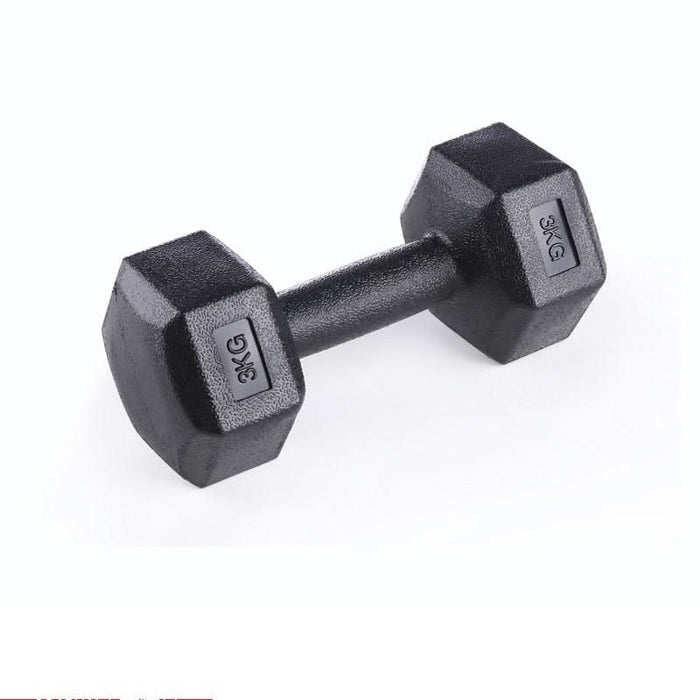 Rubberized Dumbbells for Arm Muscle Training