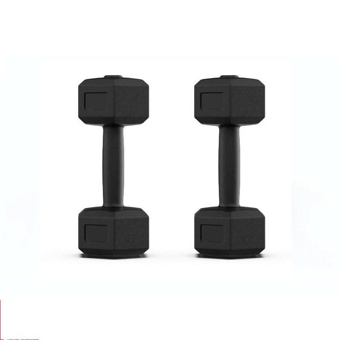 Rubberized Dumbbells for Arm Muscle Training