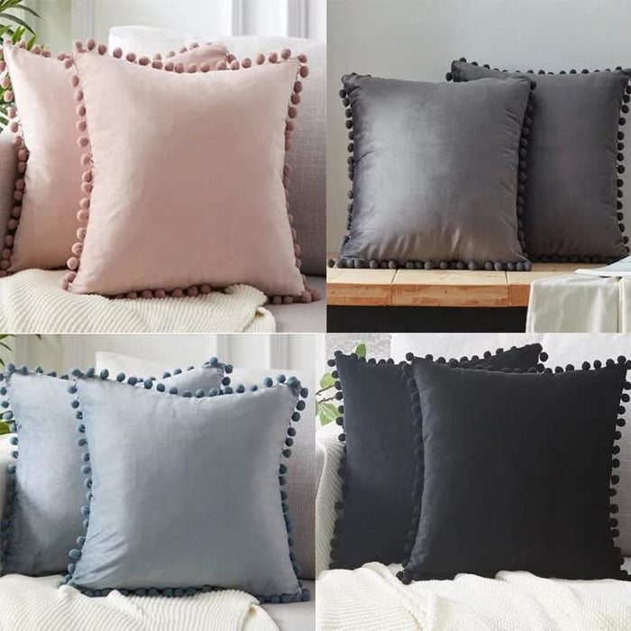 High Quality Ball Lace Plus Pillow Cover