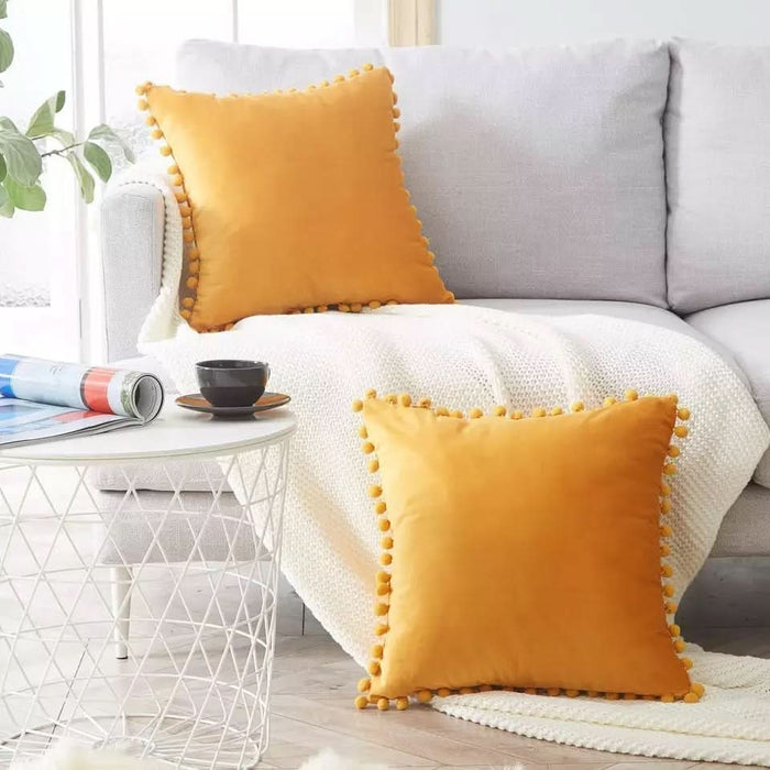 High Quality Ball Lace Plus Pillow Cover