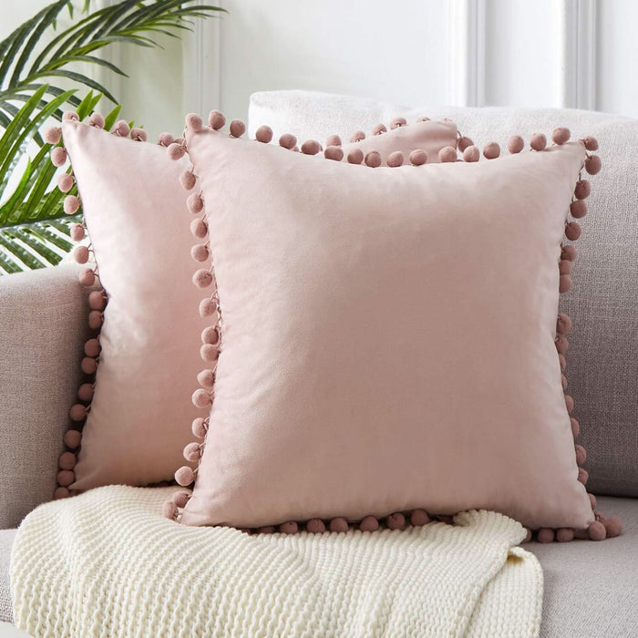 High Quality Ball Lace Plus Pillow Cover