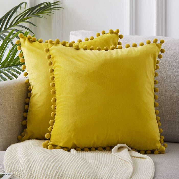 High Quality Ball Lace Plus Pillow Cover