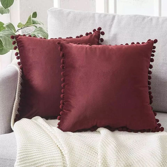 High Quality Ball Lace Plus Pillow Cover