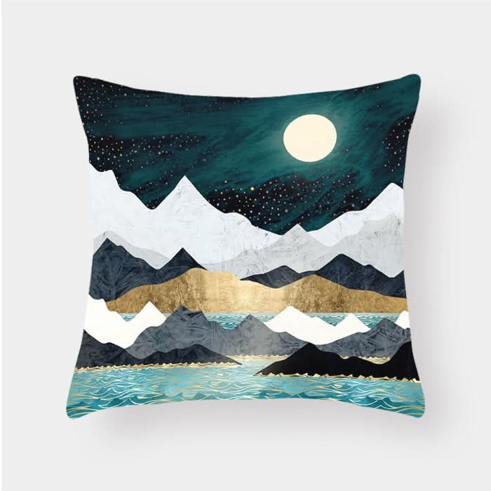 Landscape Lumbar Cushion Cover