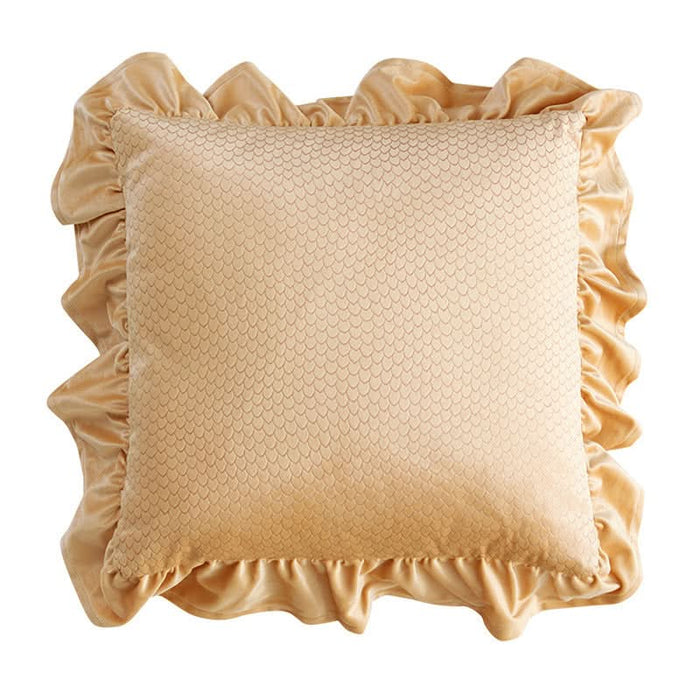 Jacquard Ruffle Cushion Cover