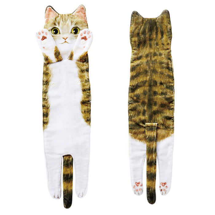 Cute Quick-drying Cat Hand Towel