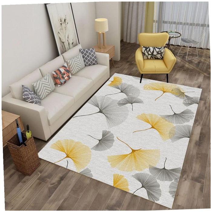 Abstract and Organic Living Room Carpet