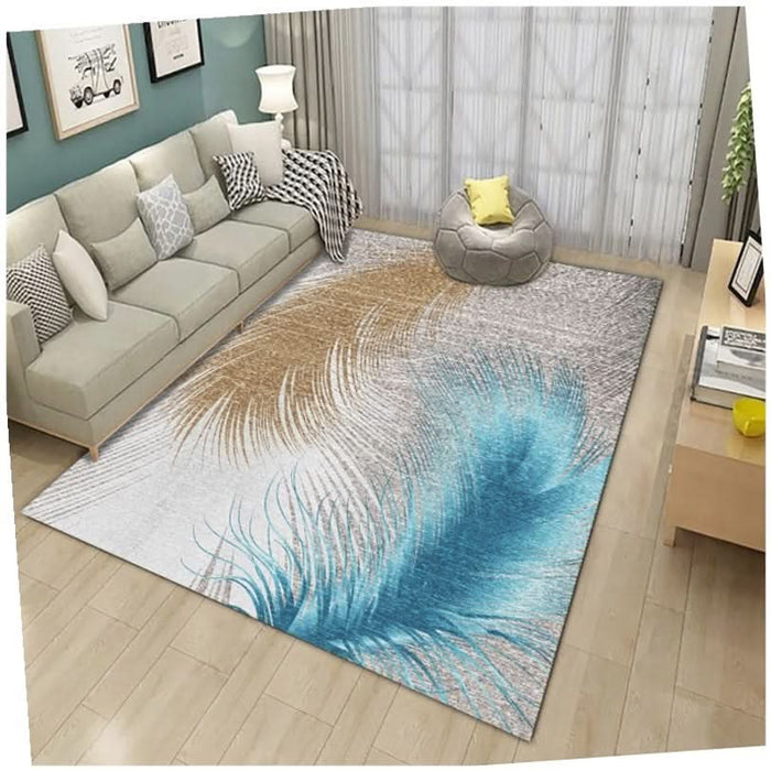 Abstract and Organic Living Room Carpet