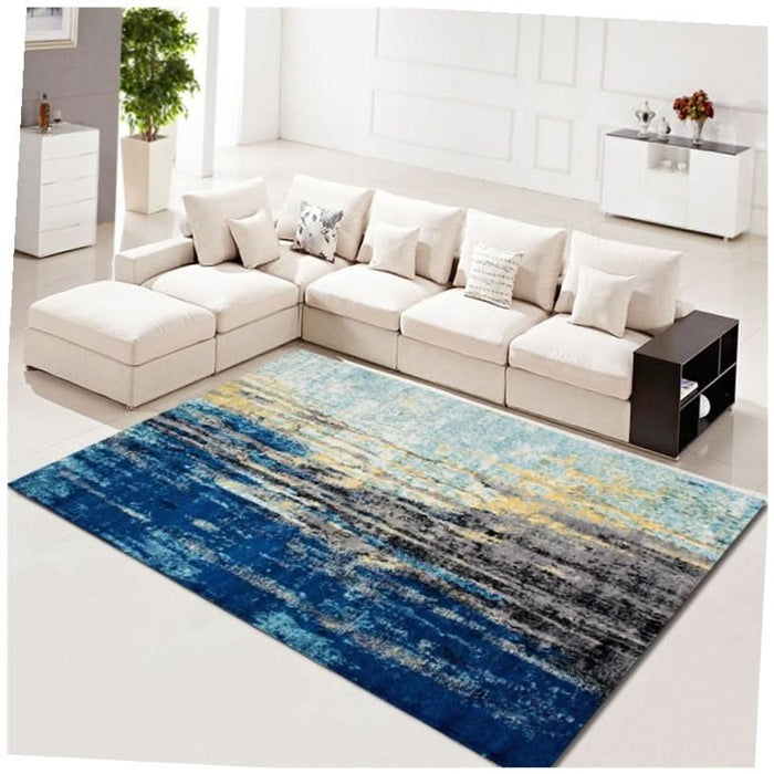 Abstract and Organic Living Room Carpet