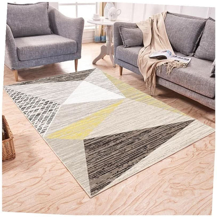 Abstract and Organic Living Room Carpet