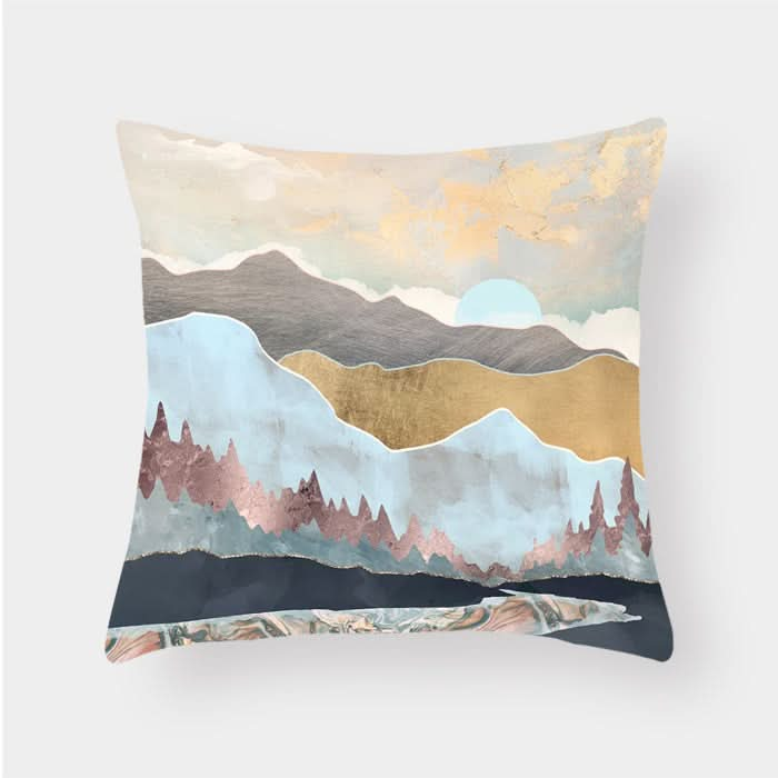 Landscape Lumbar Cushion Cover