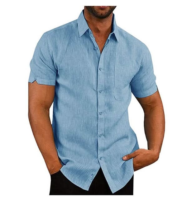 Men's Casual Loose Fit Short Sleeve Summer Tee Shirt