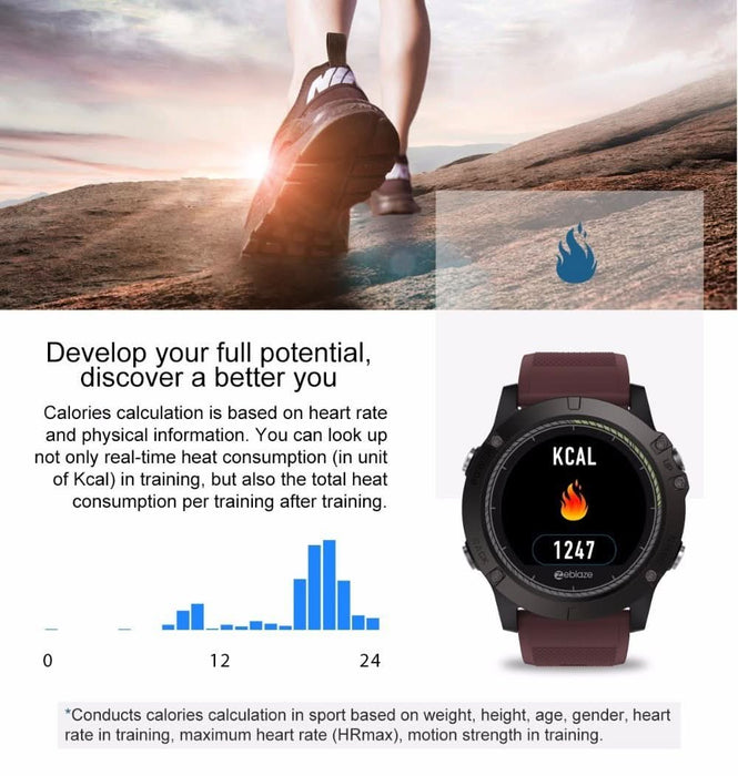 Tactical Smartwatch V3 with Heart Rate Monitor