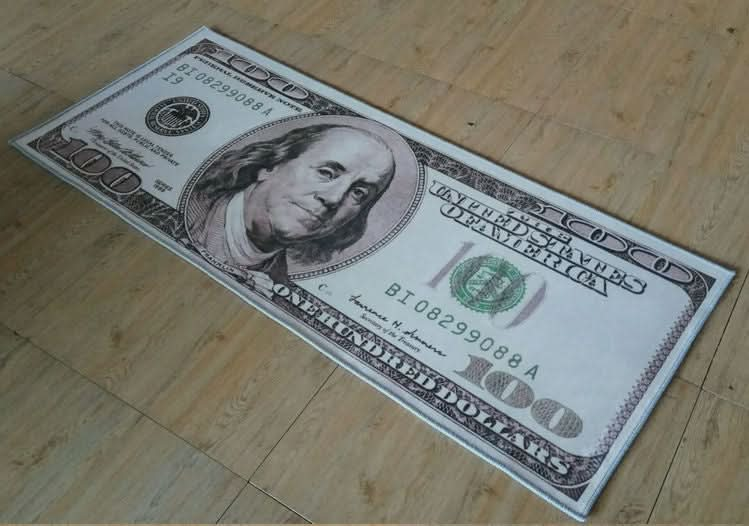 Dollar Bill Carpet