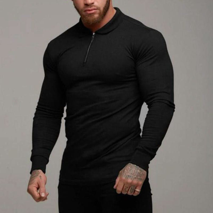 Men's Long Sleeve Polo Shirt