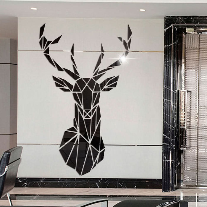 3D Acrylic Mirror Wall Sticker