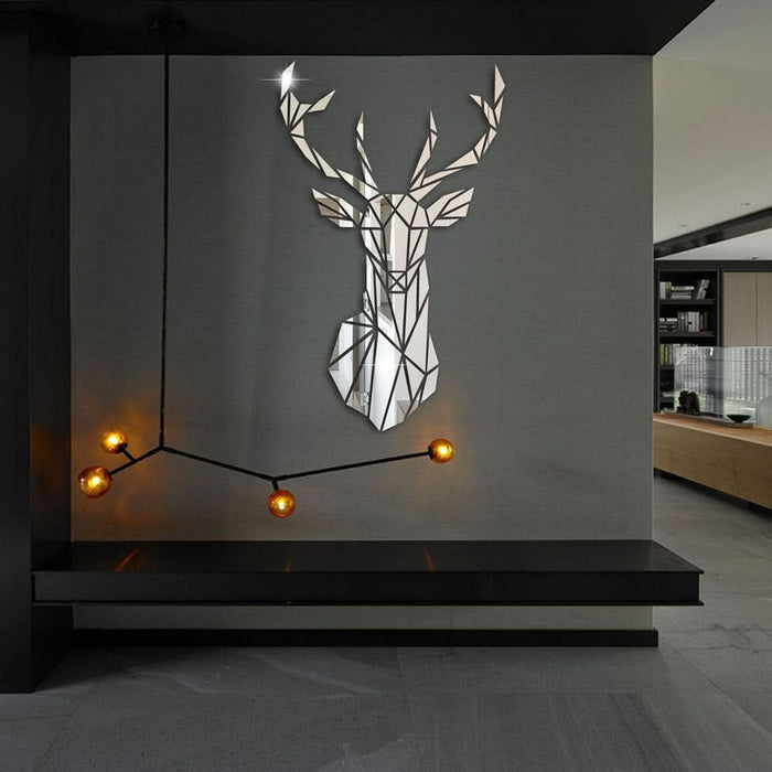 3D Acrylic Mirror Wall Sticker