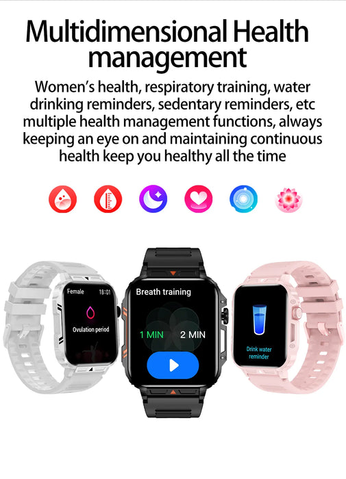 Sports Smartwatch Fitness Tracker with Call Answering