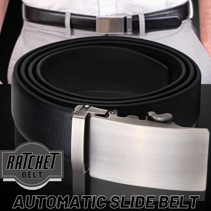 Men's Microfiber Leather Ratchet Belt