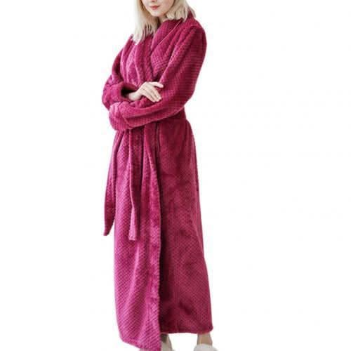 Men's and Women's Warm Fleece Winter Bath Robe