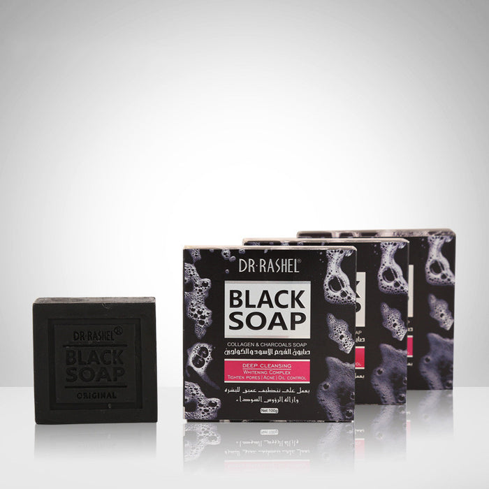 Handmade Black Charcoal Bamboo Soap