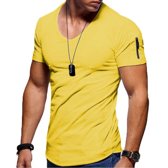 Men's Casual Short Sleeve Cotton T-Shirt