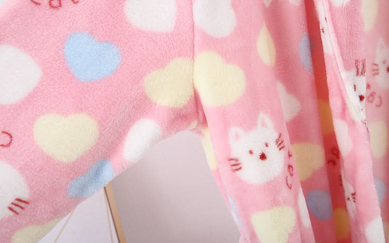 Parent-Child Thickened Flannel Nightgown