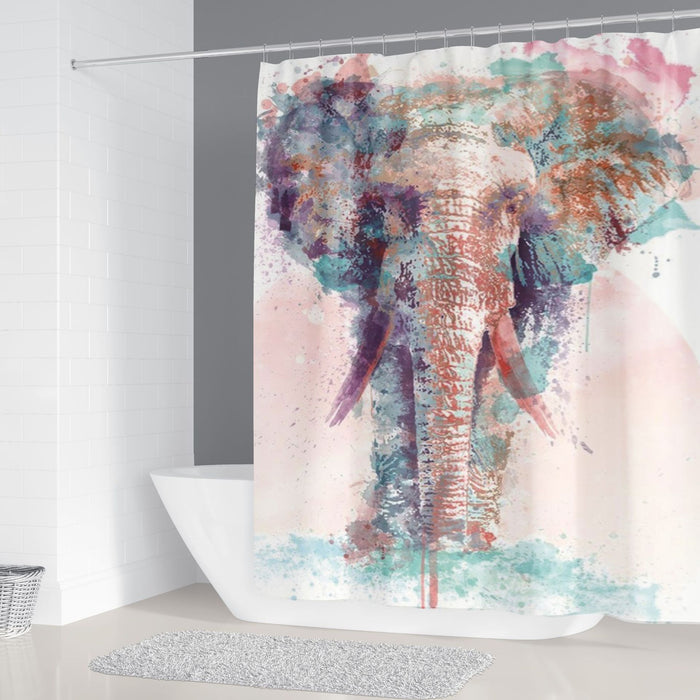 Elephant Shower Curtain