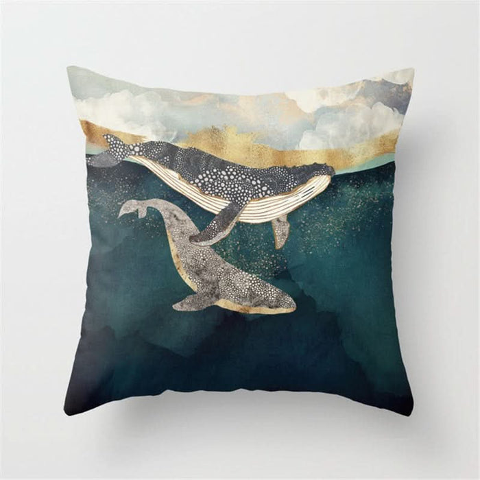 Landscape Lumbar Cushion Cover