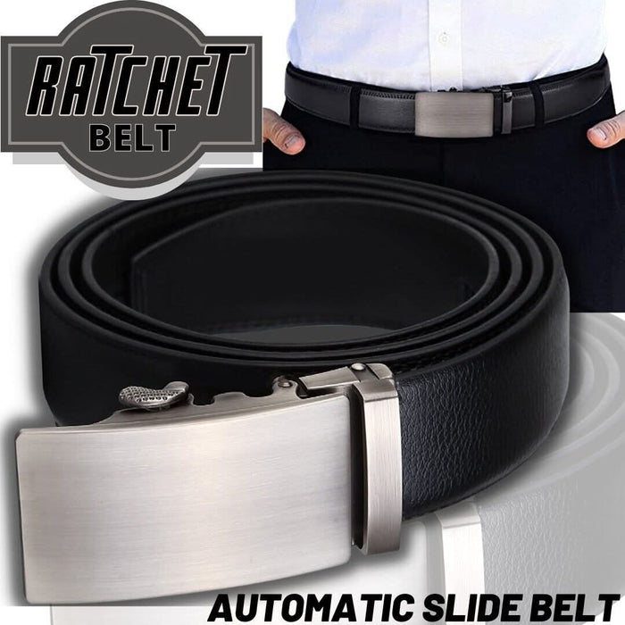 Men's Microfiber Leather Ratchet Belt