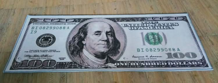 Dollar Bill Carpet