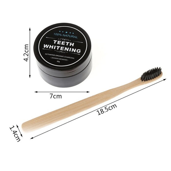 Bamboo Charcoal Toothbrush Set