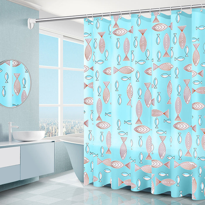 Shower Curtain Partition Curtain Door Curtain Square Shower Curtain