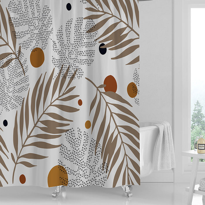 Printed Shower Curtain Waterproof Polyester Shower Curtain