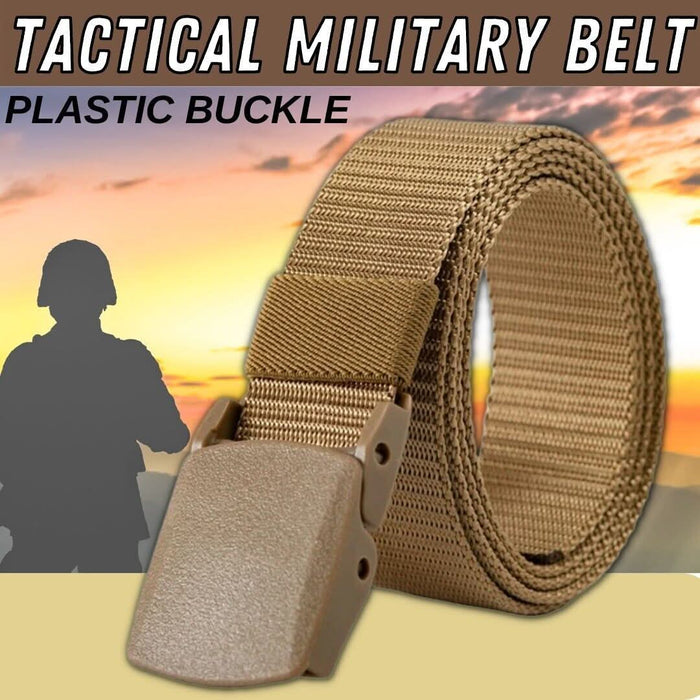 Men's Adjustable Military Tactical Nylon Canvas Belt