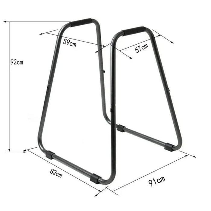 Multifunctional Detachable Parallel Bars, Body Press Dip Bar Fitness Station, Heavy Duty Strength Power Training Stand