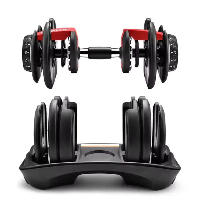 24KG Adjustable Automatic Dumbbell Set for Home Gym Fitness