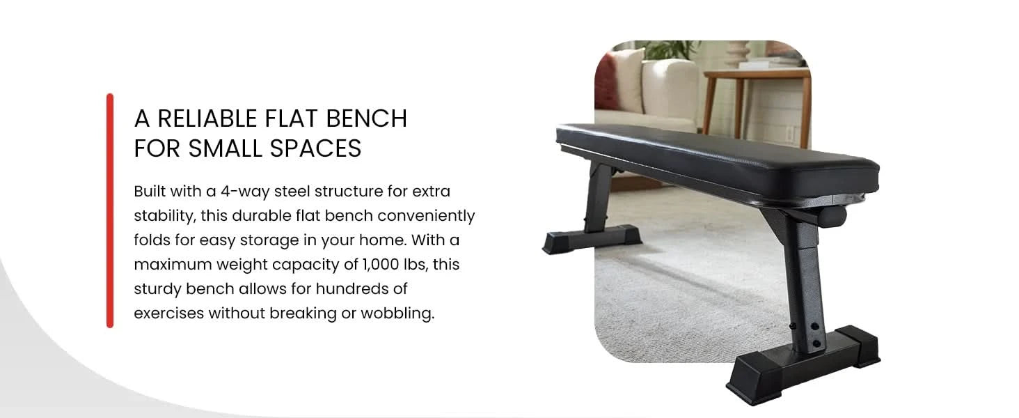 Finer Form Foldable Flat Bench