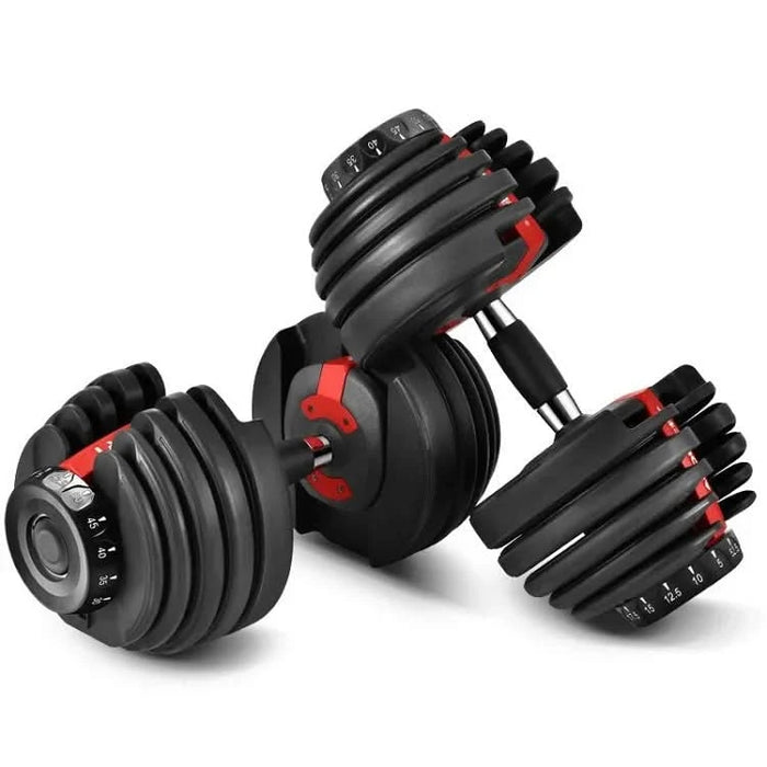 24KG Adjustable Automatic Dumbbell Set for Home Gym Fitness